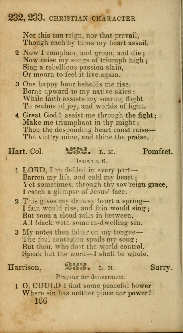 Select Hymns: adapted to the devotional exercises of the Baptist denomination (2nd ed.) page 166