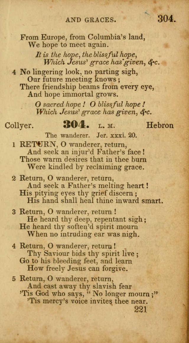 Select Hymns: adapted to the devotional exercises of the Baptist denomination (2nd ed.) page 221