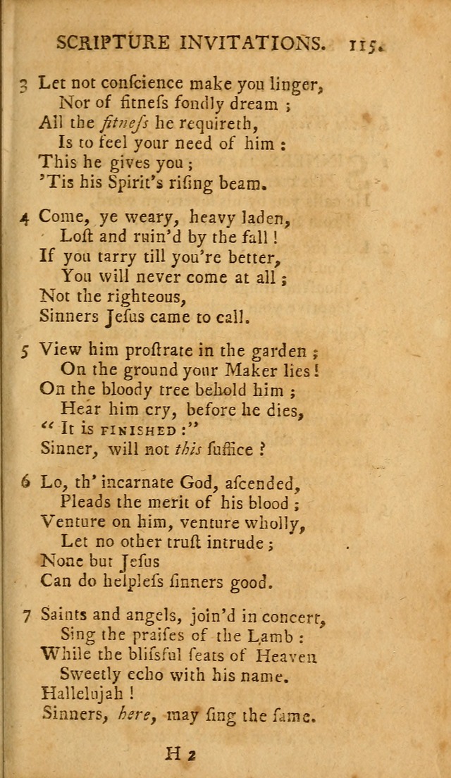 A Selection of Hymns: from the best authors, intended to be an appendix to Dr. Watt
