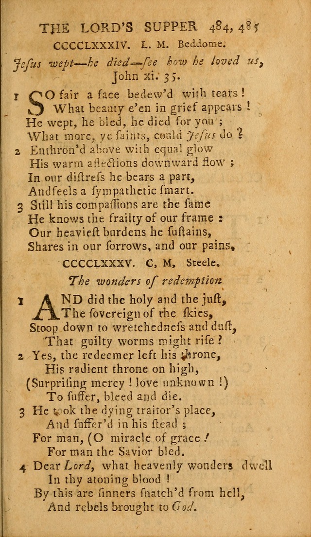 A Selection of Hymns: from the best authors, intended to be an appendix to Dr. Watt