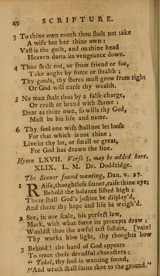 A Selection of Hymns: from the best authors, intended to be an appendix to Dr. Watt