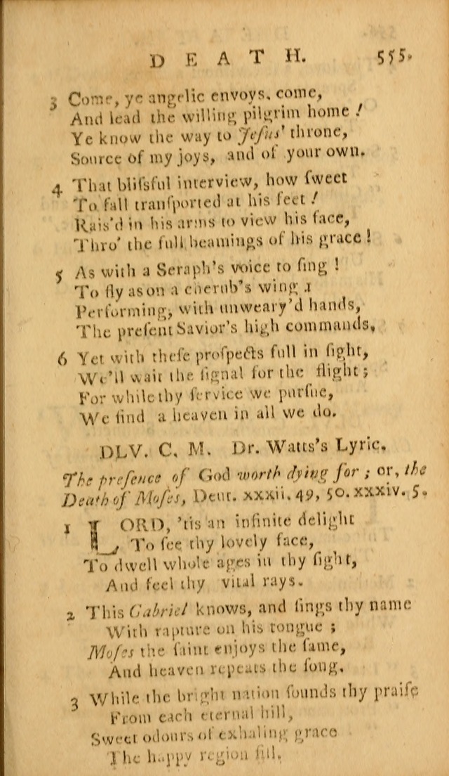 A Selection of Hymns: from the best authors, intended to be an appendix to Dr. Watt