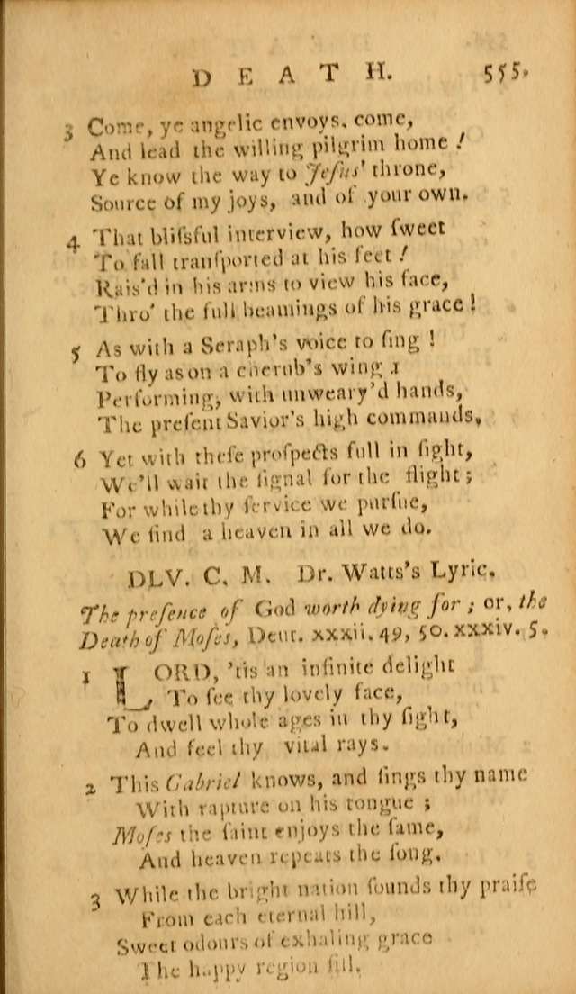 A Selection of Hymns: from the best authors, intended to be an appendix to Dr. Watt