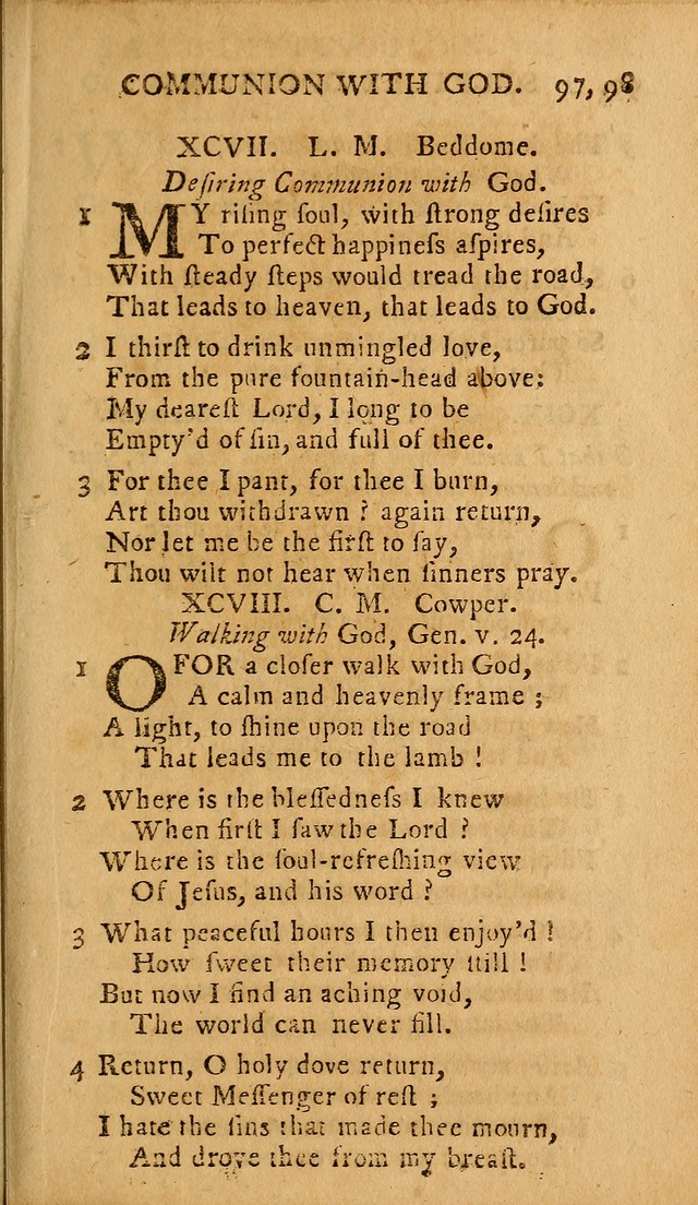 A Selection of Hymns: from the best authors, intended to be an appendix to Dr. Watt