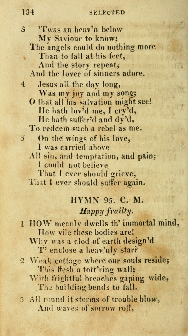 A Selection of Hymns, from the Best Authors page 138