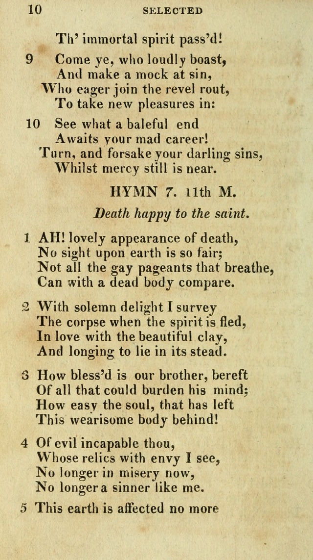A Selection of Hymns, from the Best Authors page 14