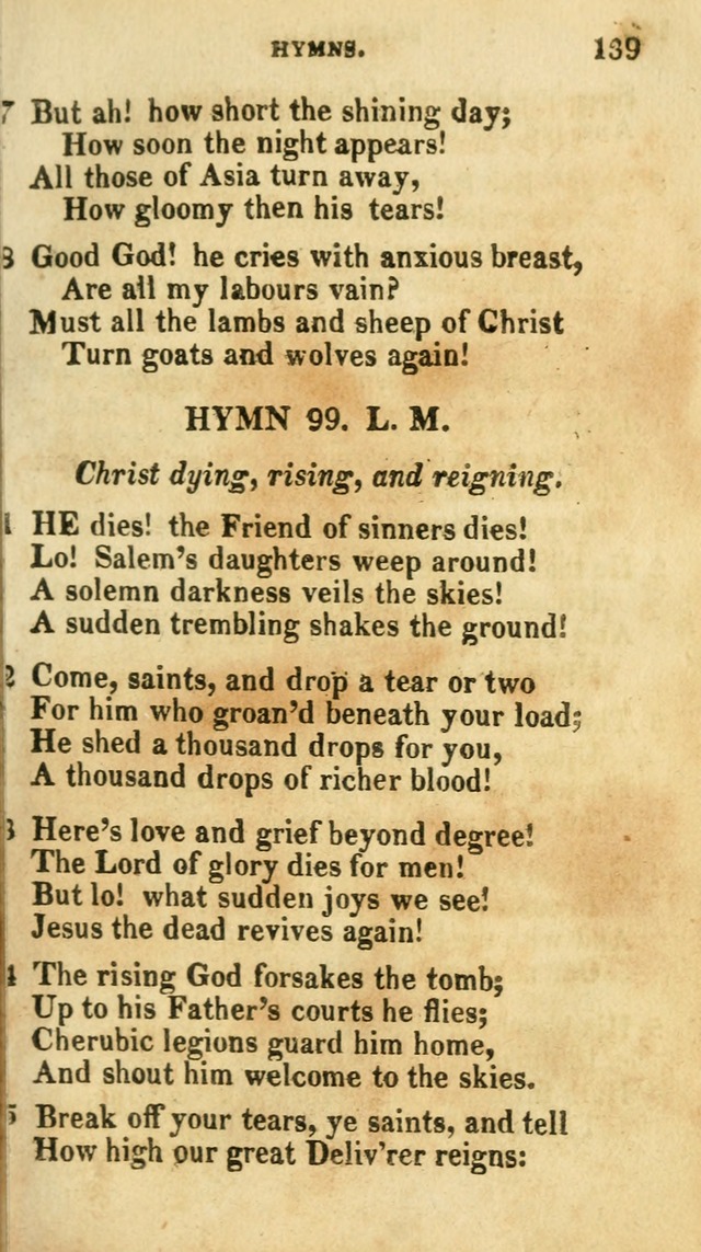 A Selection of Hymns, from the Best Authors page 143