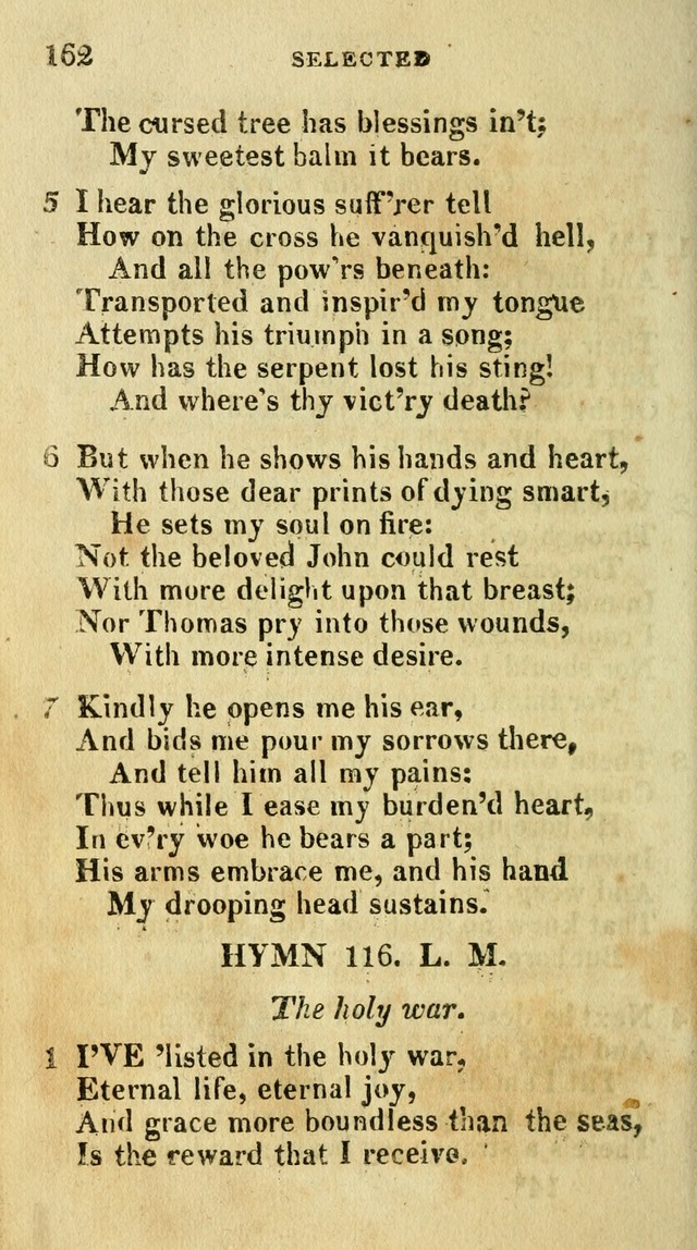 A Selection of Hymns, from the Best Authors page 166