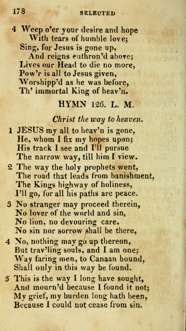 A Selection of Hymns, from the Best Authors page 182