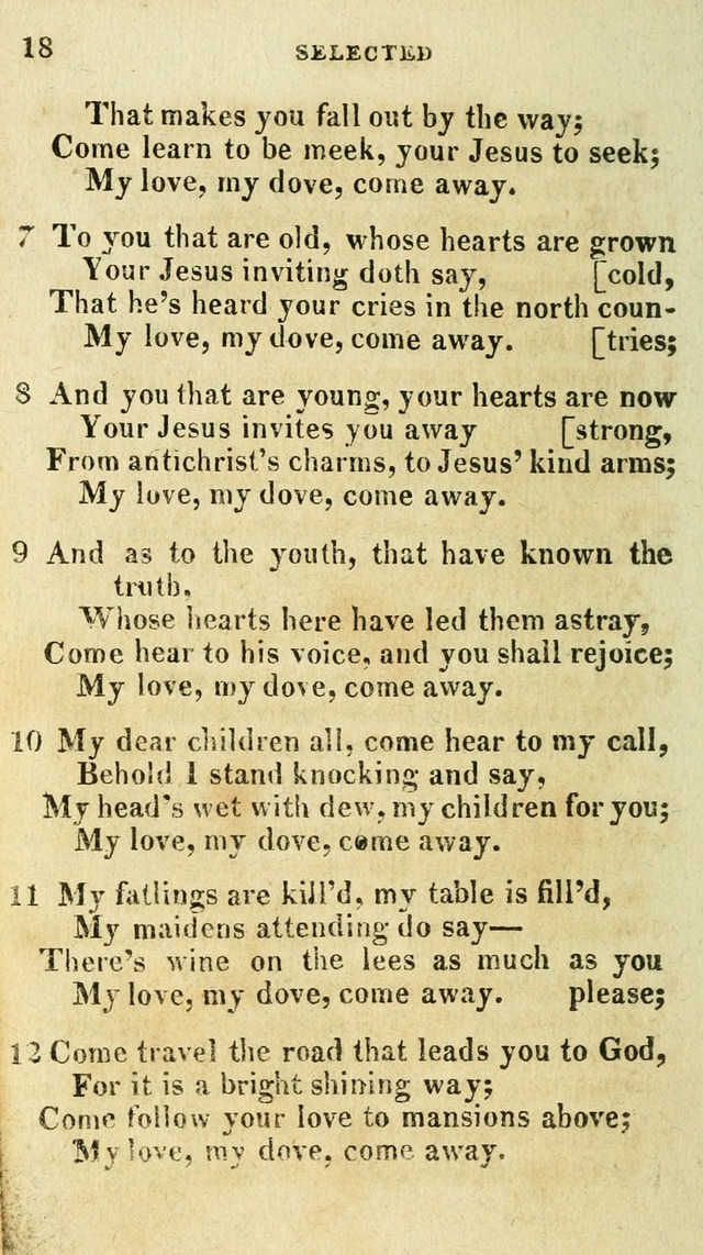 A Selection of Hymns, from the Best Authors page 22