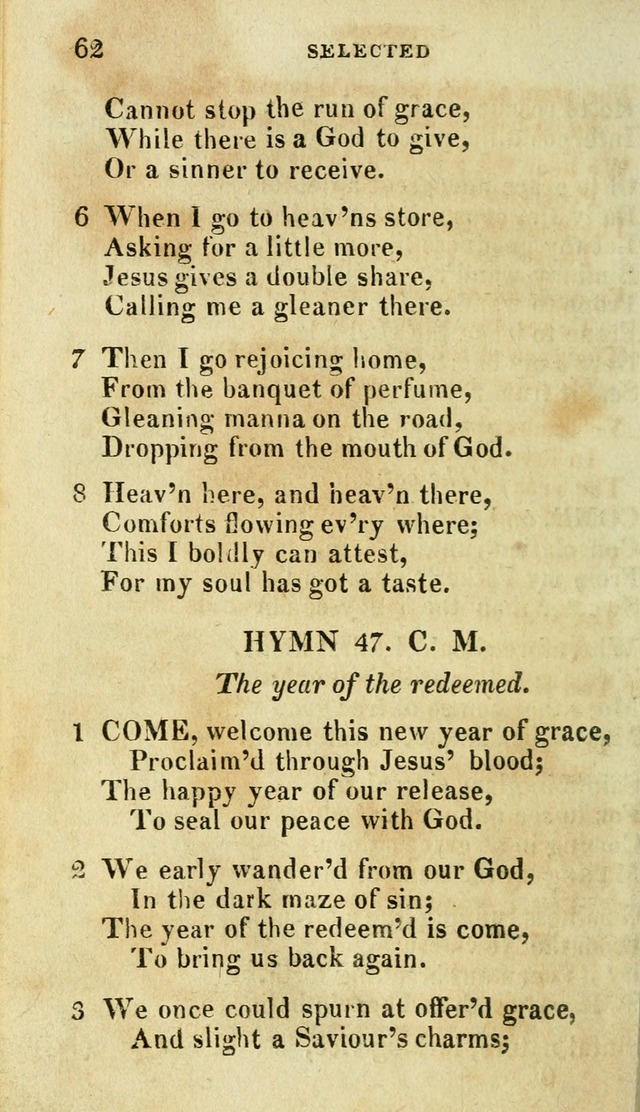 A Selection of Hymns, from the Best Authors page 66