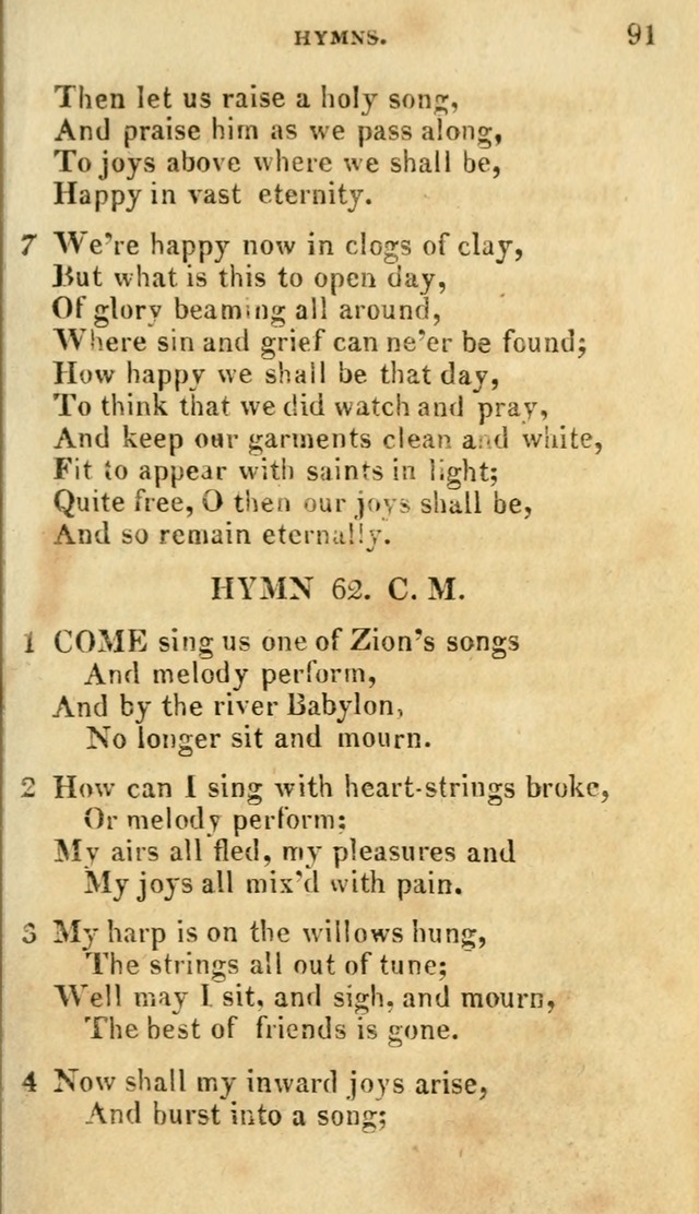 A Selection of Hymns, from the Best Authors page 95