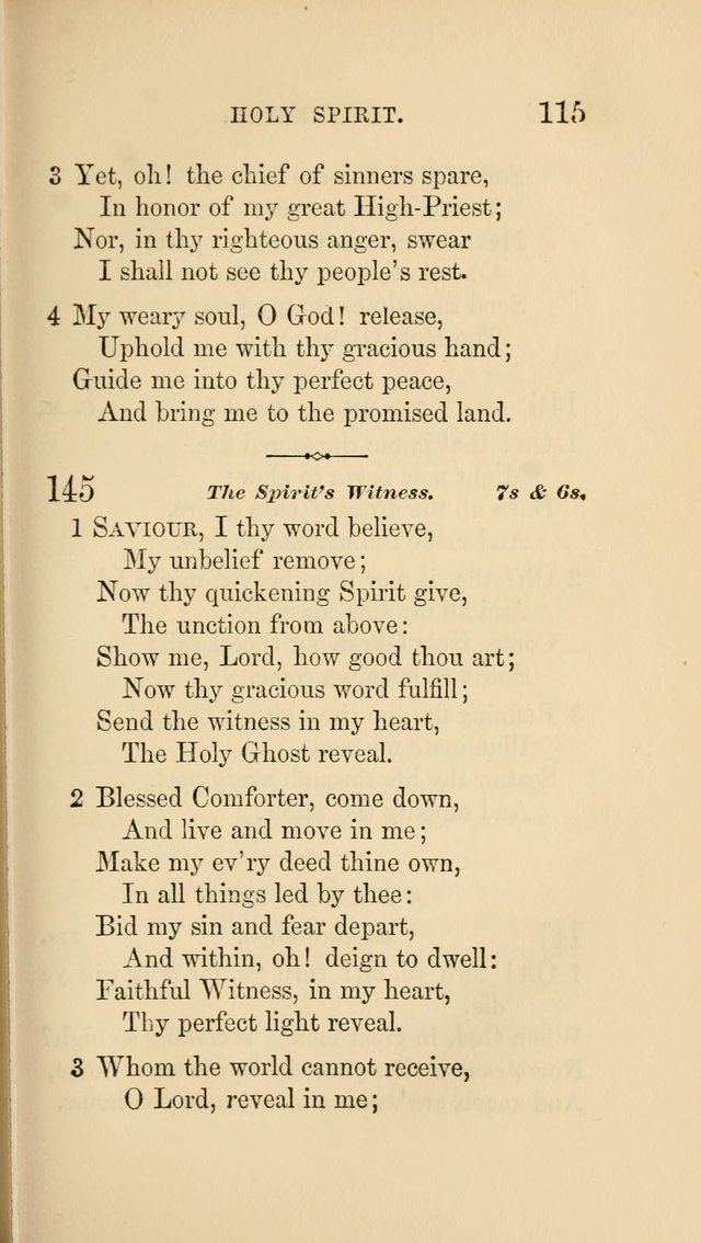 Social Hymn Book: Being the Hymns of the Social Hymn and Tune Book for the Lecture Room, Prayer Meeting, Family, and Congregation (2nd ed.) page 115