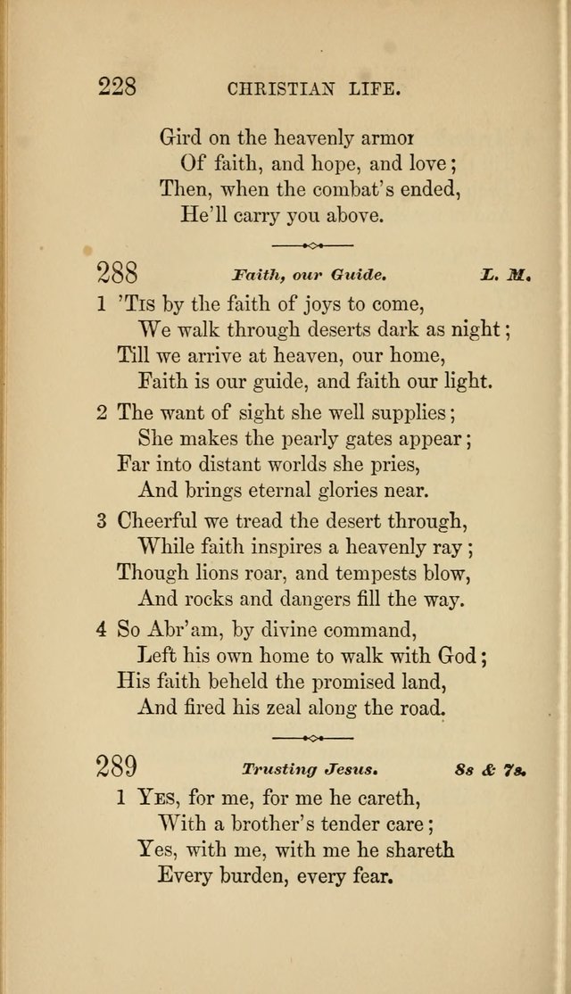 Social Hymn Book: Being the Hymns of the Social Hymn and Tune Book for the Lecture Room, Prayer Meeting, Family, and Congregation (2nd ed.) page 228