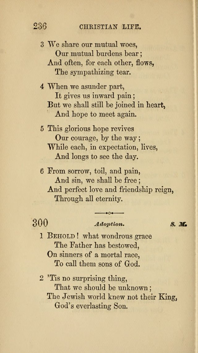 Social Hymn Book: Being the Hymns of the Social Hymn and Tune Book for the Lecture Room, Prayer Meeting, Family, and Congregation (2nd ed.) page 236