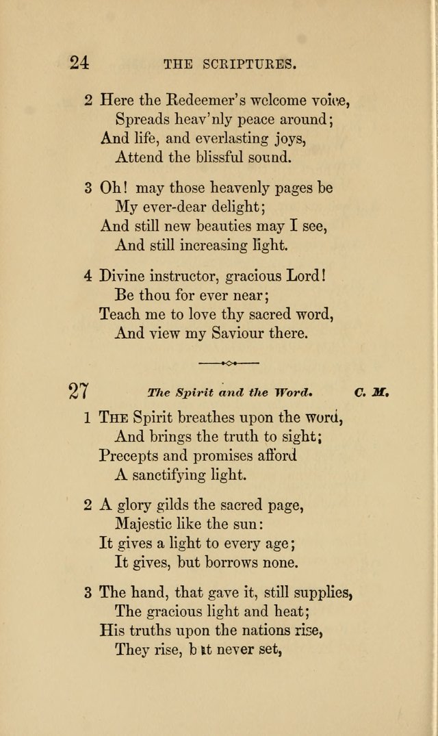Social Hymn Book: Being the Hymns of the Social Hymn and Tune Book for the Lecture Room, Prayer Meeting, Family, and Congregation (2nd ed.) page 24