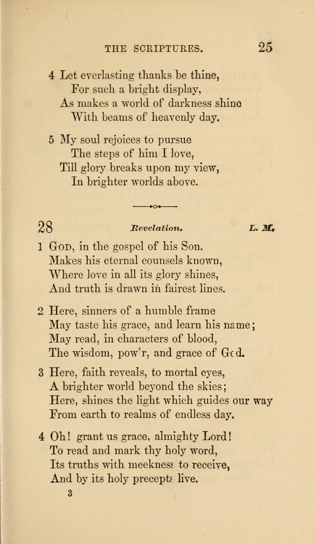 Social Hymn Book: Being the Hymns of the Social Hymn and Tune Book for the Lecture Room, Prayer Meeting, Family, and Congregation (2nd ed.) page 25