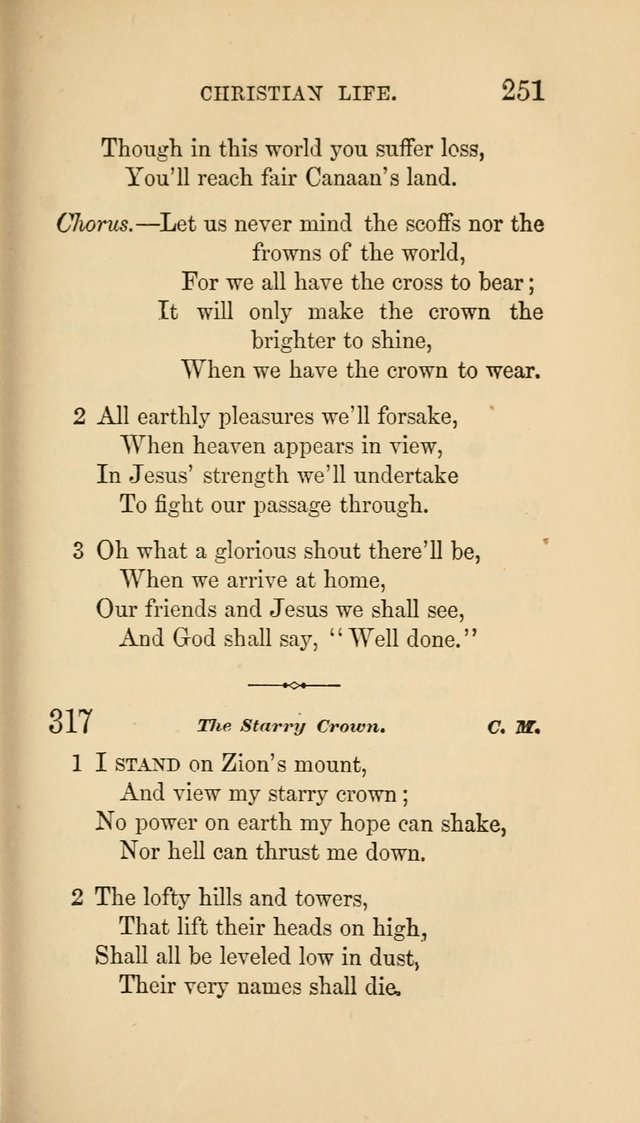 Social Hymn Book: Being the Hymns of the Social Hymn and Tune Book for the Lecture Room, Prayer Meeting, Family, and Congregation (2nd ed.) page 251