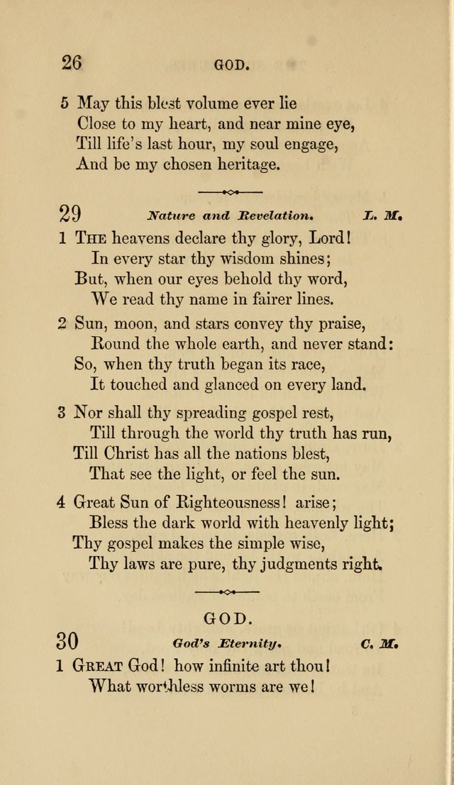 Social Hymn Book: Being the Hymns of the Social Hymn and Tune Book for the Lecture Room, Prayer Meeting, Family, and Congregation (2nd ed.) page 26