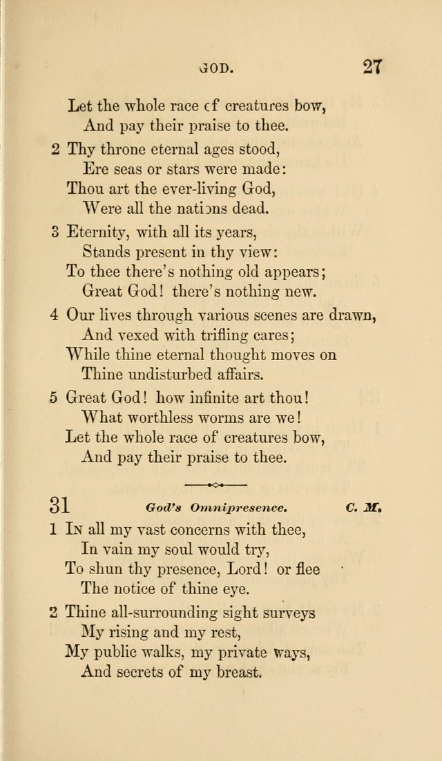 Social Hymn Book: Being the Hymns of the Social Hymn and Tune Book for the Lecture Room, Prayer Meeting, Family, and Congregation (2nd ed.) page 27