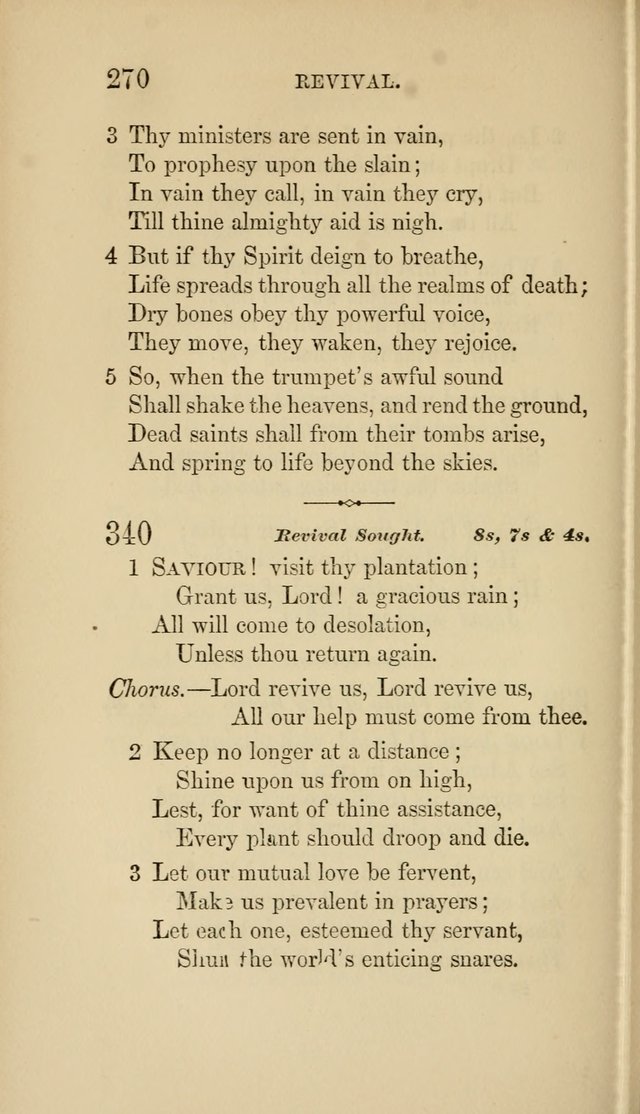 Social Hymn Book: Being the Hymns of the Social Hymn and Tune Book for the Lecture Room, Prayer Meeting, Family, and Congregation (2nd ed.) page 270