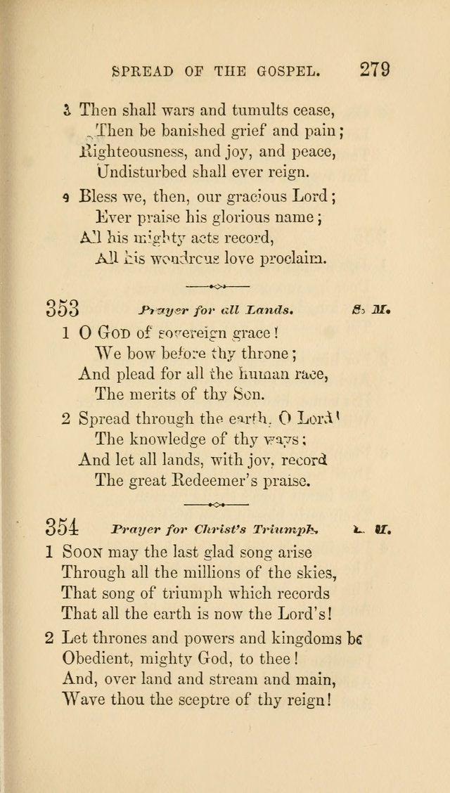 Social Hymn Book: Being the Hymns of the Social Hymn and Tune Book for the Lecture Room, Prayer Meeting, Family, and Congregation (2nd ed.) page 281
