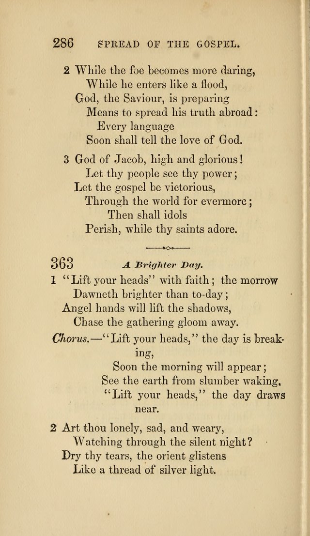 Social Hymn Book: Being the Hymns of the Social Hymn and Tune Book for the Lecture Room, Prayer Meeting, Family, and Congregation (2nd ed.) page 288