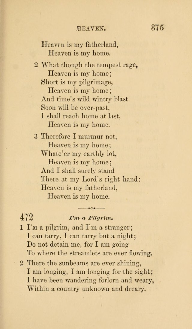 Social Hymn Book: Being the Hymns of the Social Hymn and Tune Book for the Lecture Room, Prayer Meeting, Family, and Congregation (2nd ed.) page 377