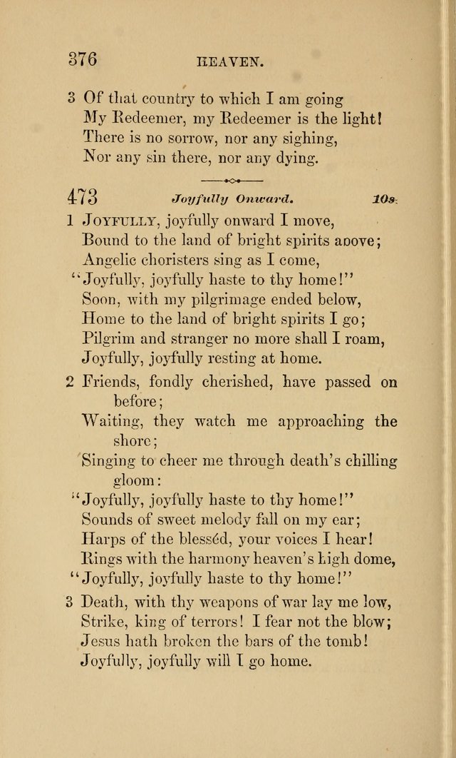 Social Hymn Book: Being the Hymns of the Social Hymn and Tune Book for the Lecture Room, Prayer Meeting, Family, and Congregation (2nd ed.) page 378