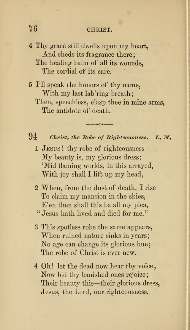 Social Hymn Book: Being the Hymns of the Social Hymn and Tune Book for the Lecture Room, Prayer Meeting, Family, and Congregation (2nd ed.) page 76