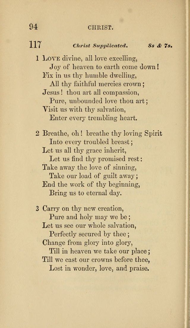 Social Hymn Book: Being the Hymns of the Social Hymn and Tune Book for the Lecture Room, Prayer Meeting, Family, and Congregation (2nd ed.) page 94