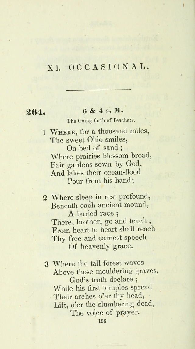 The School Hymn-Book: for normal, high, and grammar schools page 186