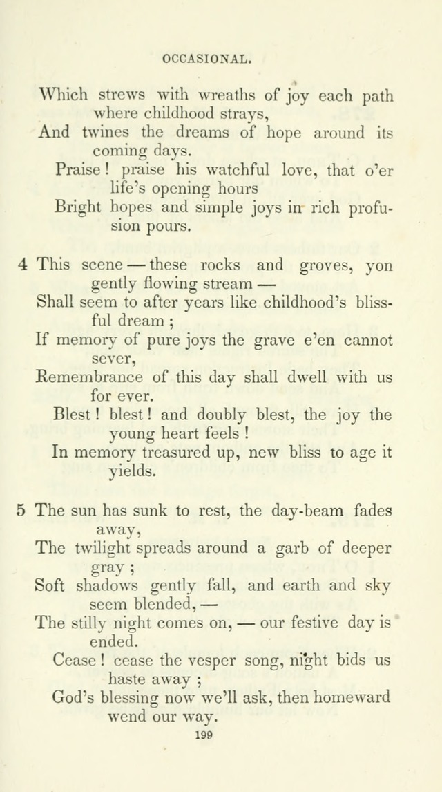 The School Hymn-Book: for normal, high, and grammar schools page 199