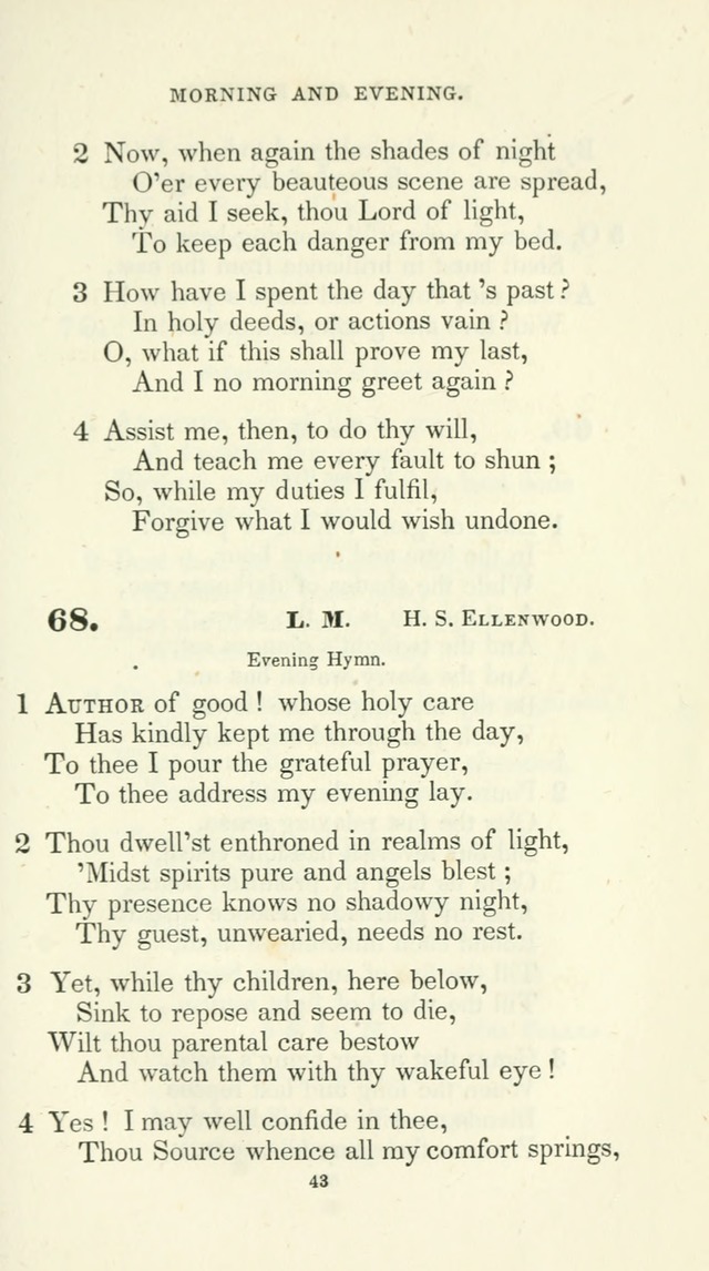 The School Hymn-Book: for normal, high, and grammar schools page 43