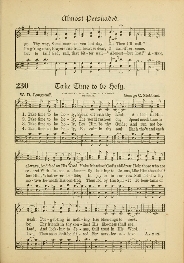 Songs of Hope: for the Church and Sunday School page 221