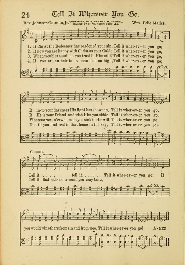 Songs of Hope: for the Church and Sunday School page 26