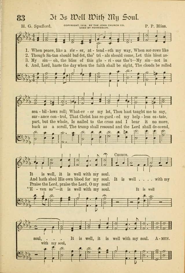 Songs of Hope: for the Church and Sunday School page 85