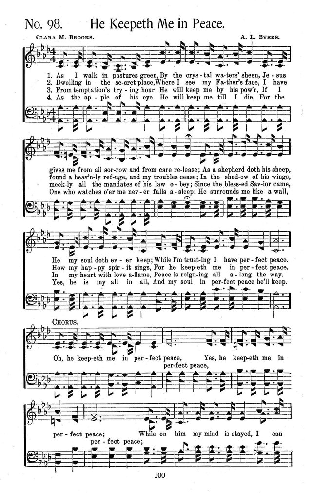Select Hymns: for Christian worship and general gospel service page 100