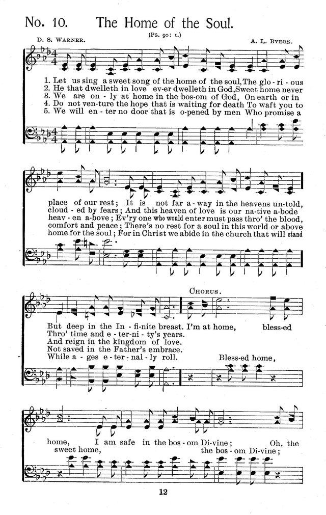 Select Hymns: for Christian worship and general gospel service page 12