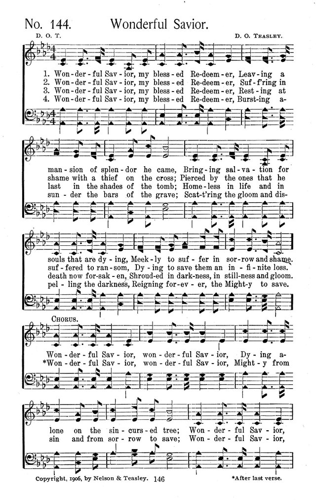 Select Hymns: for Christian worship and general gospel service page 146