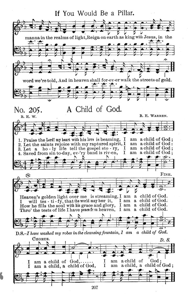Select Hymns: for Christian worship and general gospel service page 207