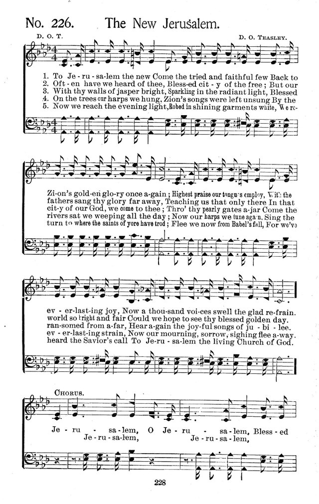 Select Hymns: for Christian worship and general gospel service page 228