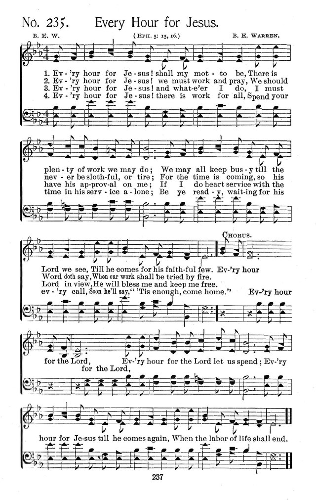 Select Hymns: for Christian worship and general gospel service page 237