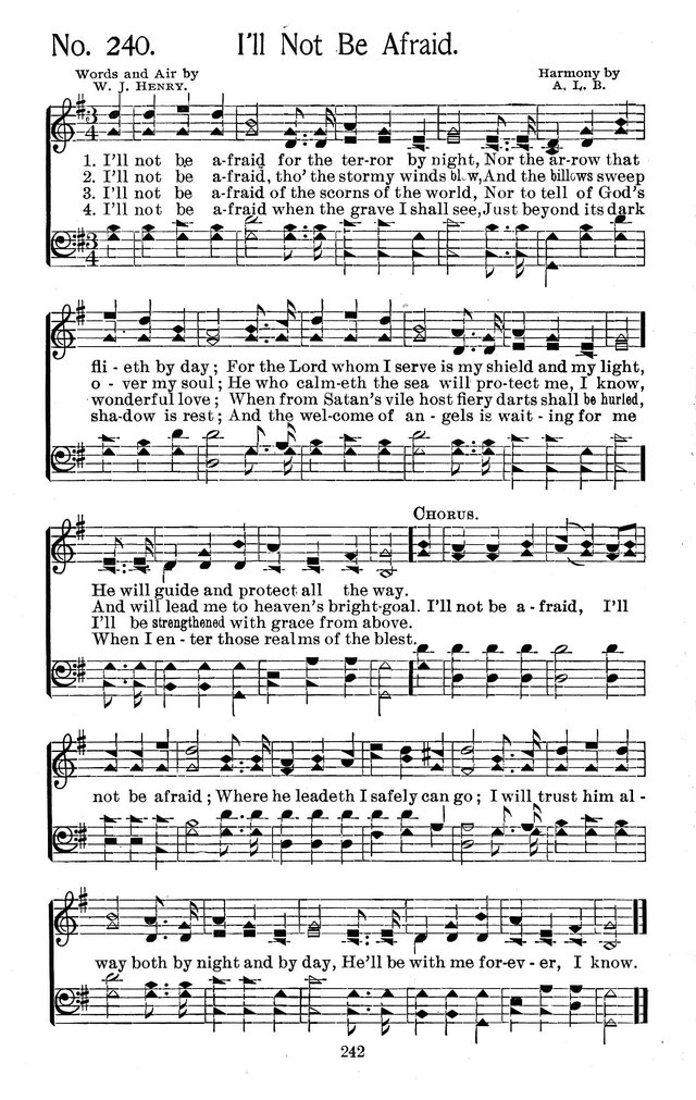 Select Hymns: for Christian worship and general gospel service page 242