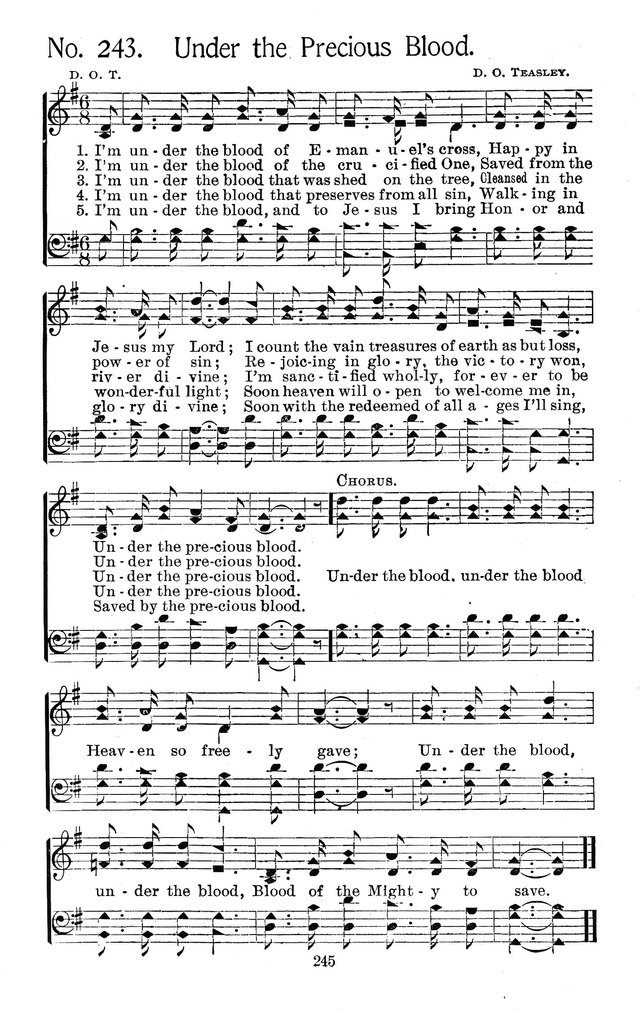 Under the Precious Blood
