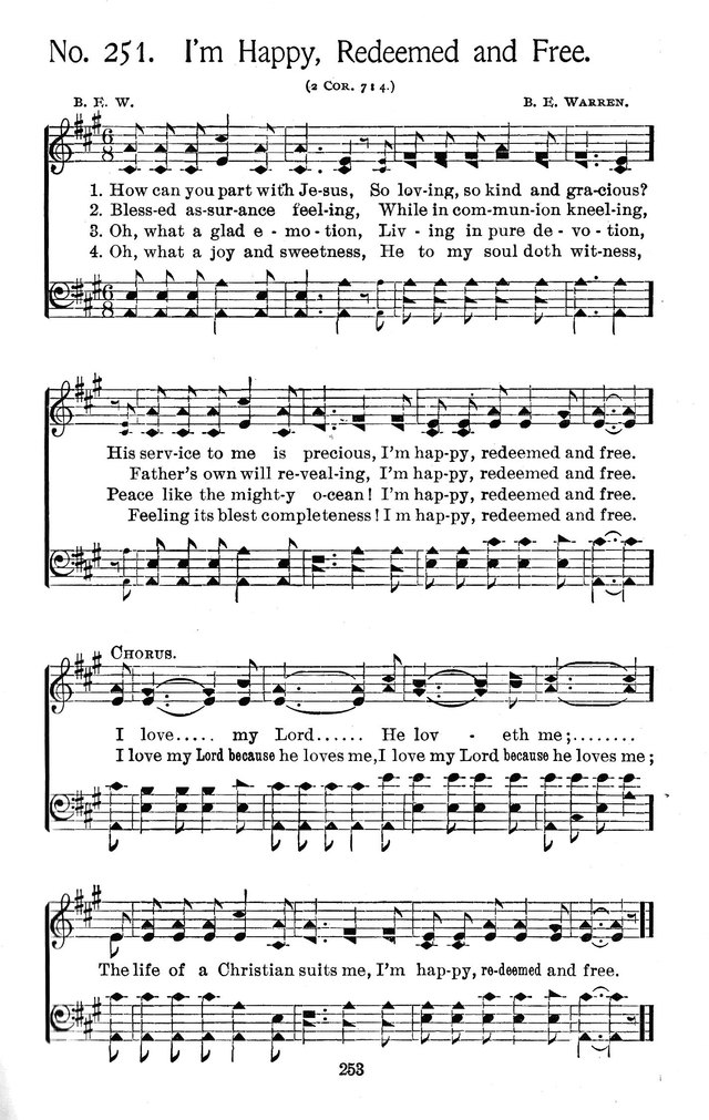 Select Hymns: for Christian worship and general gospel service page 253