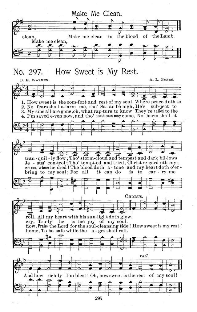 Select Hymns: for Christian worship and general gospel service page 295