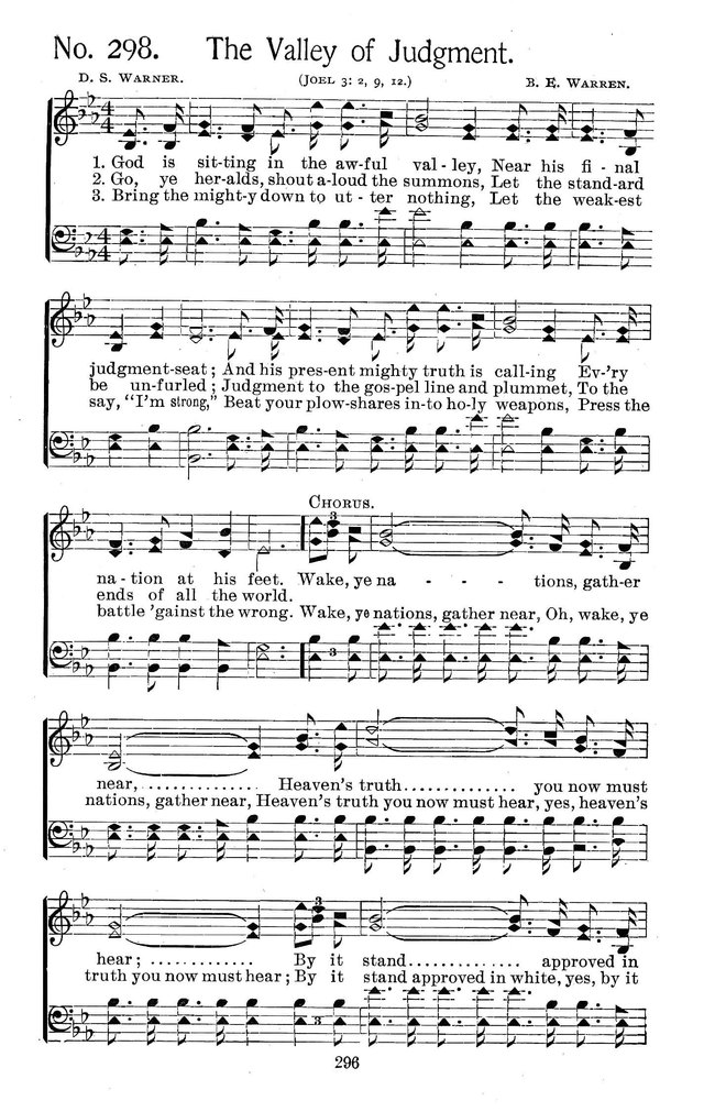 Select Hymns: for Christian worship and general gospel service page 296