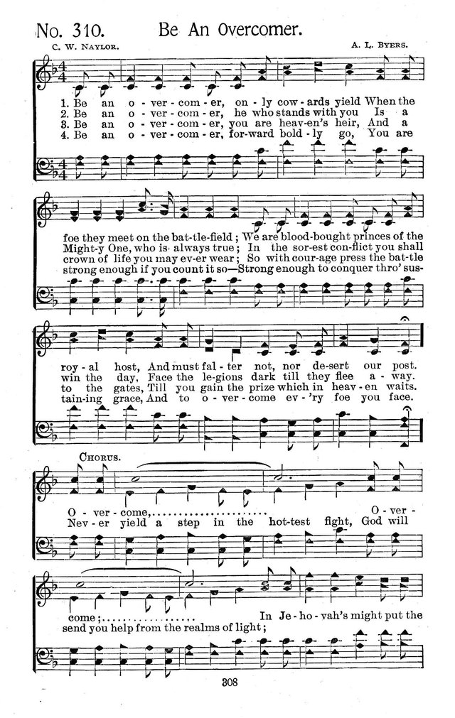 Select Hymns: for Christian worship and general gospel service 310. Be ...