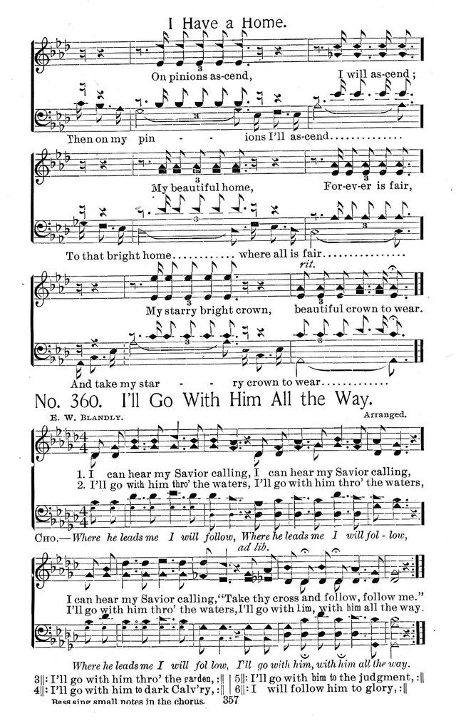 Select Hymns: for Christian worship and general gospel service page 357